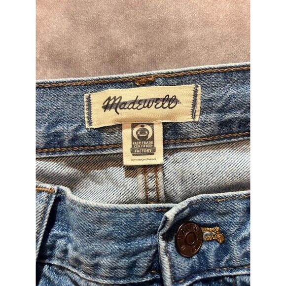 Madewell Womens The Slouchy BoyJean Size 28 Tall Blue Straight Leg Medium Wash - Picture 5 of 7